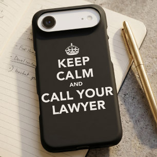 iPhone 13 Pro Max Case Gardez votre calme et appelez votre avocat