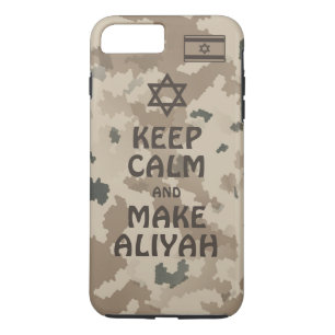 Case-Mate iPhone Case Gardez votre calme et faites votre Aliyah - Désert
