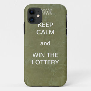 Etui iPhone Case-Mate Gardez votre calme et gagnez à la loterie