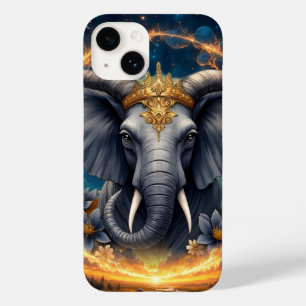 Coque Pour iPhone 14 Gardien Couronné de la Porte Céleste l'éléphant