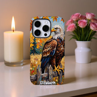 Coques iPhone 16 Pro Gardien d'automne, Golden Gaze