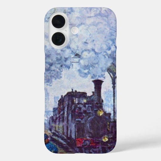 Coques Case-Mate iPhone Gare Saint-Lazare Train Station par Claude Monet (Verso)