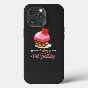 Case-Mate iPhone Case Gâteau au chocolat de 70e anniversaire