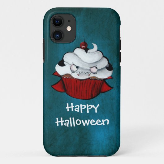 Coques Case-Mate iPhone Gâteau de tasse de compte de vampire - texte fait (Dos)