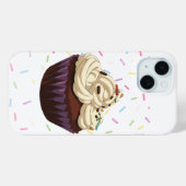Coques Case-Mate iPhone gâteau en forme de tasse (Verso (horizontal))