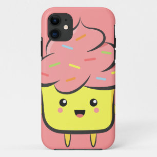 Etui iPhone Case-Mate Gâteau heureux et kawaii avec des paillettes color