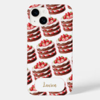 Gâteaux au chocolat et à la fraise, nom personnali