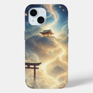 Coque Pour iPhone 15 Gateway to Heaven: The Celestial Shrine