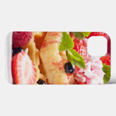 Coques Case-Mate iPhone Gaufres, fresh berry fruit (Verso (horizontal))