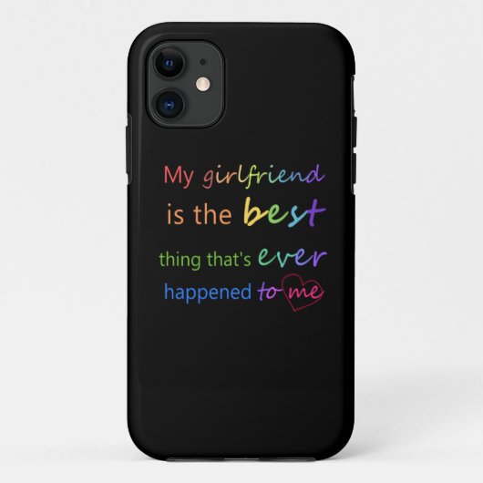 Coques Case-Mate iPhone Gay pride - "mon amie est " (Dos)