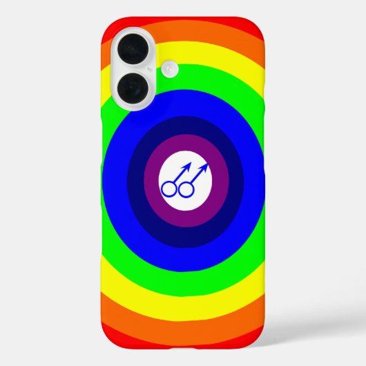 Coques Case-Mate iPhone Gays Autour d'un Arc-en-ciel (Verso)