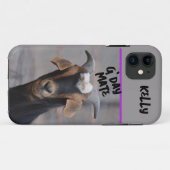 Coques Case-Mate iPhone G'day mate souriant chèvre Personnalisable (Dos (Horizontal))