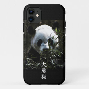 Etui iPhone Case-Mate Géant Panda ours mignon avec des feuilles de bambo