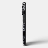 Coques Case-Mate iPhone Gears en argent vapeur (Verso / Gauche)