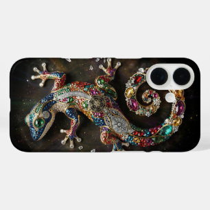Coques iPhone 16 Gecko Chromatique Cristal Vibrant Art Reptile