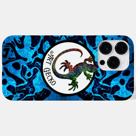 Coques Case-Mate iPhone Gecko d'Art  (Verso (horizontal))