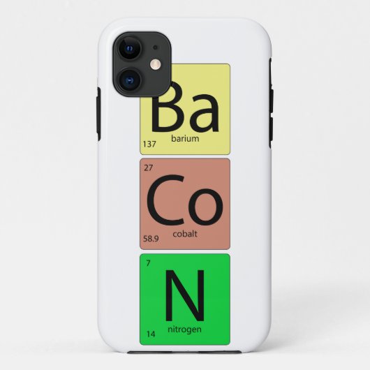 Coques Case-Mate iPhone Geek Bacon (Dos)