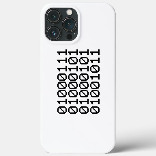 COQUES Case-Mate iPhone GEEK BINAIRE (Verso)