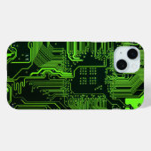 Coques Case-Mate iPhone Geek de la carte de circuit électronique Nerd PCB  (Verso (horizontal))