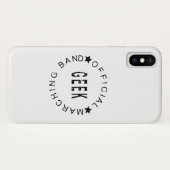 Coques Case-Mate iPhone Geek officiel de la bande Marching (Dos (Horizontal))