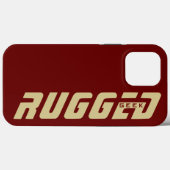 Coques Case-Mate iPhone geek rouge et or RUGGED (Verso (horizontal))