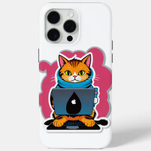 Coque iPhone 15 Pro Max Geeky Cat Series