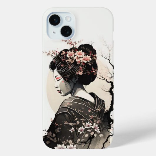 Coques Case-Mate iPhone Geisha japonaise gracieuse - (Verso)