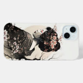 Coques Case-Mate iPhone Geisha japonaise gracieuse - (Verso (horizontal))