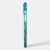 Coques Case-Mate iPhone Gel bleu liquide Abstrait (Verso / Gauche)