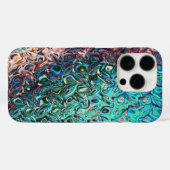 Coques Case-Mate iPhone Gel bleu liquide Abstrait (Verso (horizontal))