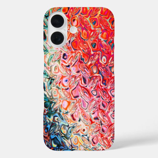 Coques Case-Mate iPhone Gel rouge liquide Abstrait (Verso)