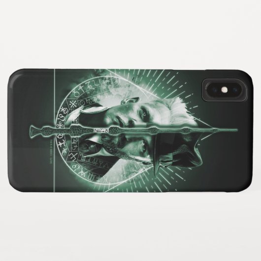 Coques Case-Mate iPhone GELLERT GRINDELWALD™ contre Dumbledore (Dos (Horizontal))