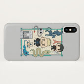 Coques Case-Mate iPhone GELLERT GRINDELWALD™ et dessin sur os (Dos (Horizontal))