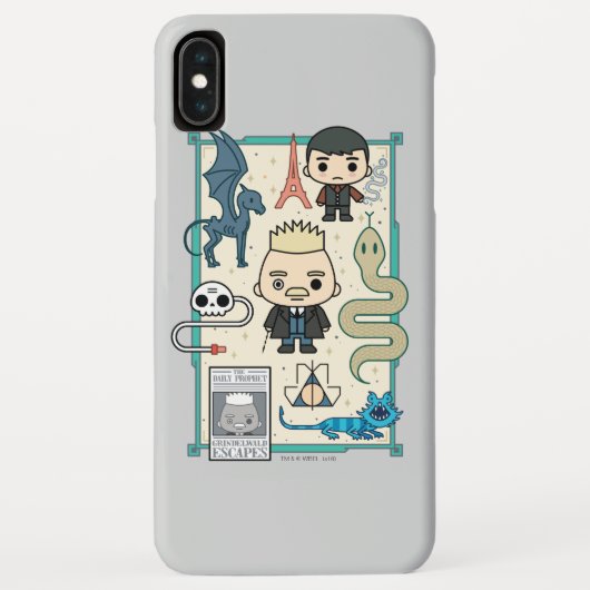 Coques Case-Mate iPhone GELLERT GRINDELWALD™ et dessin sur os (Dos)