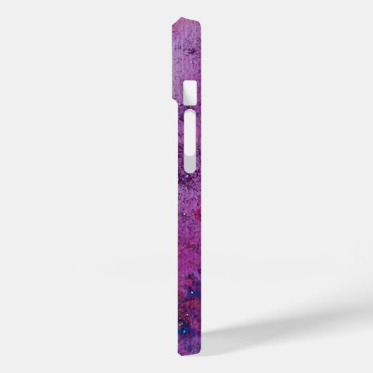 Coques Case-Mate iPhone GEM MONOGRAM ABSTRAIT jaune violet (Verso / Gauche)