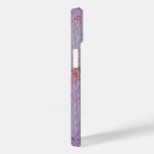 Coques Case-Mate iPhone GEM MONOGRAM ABSTRAIT jaune violet (Verso / Droite)