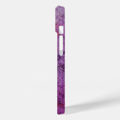 Coques Case-Mate iPhone GEM MONOGRAM ABSTRAIT jaune violet (Verso / Gauche)