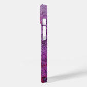 Coques Case-Mate iPhone GEM MONOGRAM ABSTRAIT violet (Verso / Gauche)