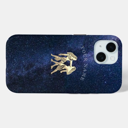 Coques Case-Mate iPhone Gemini Zodiac Sign (Verso (horizontal))