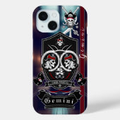 Coques Case-Mate iPhone Gemini, zodiaque, Naissance, design, Classique, Pi (Verso)