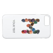 Coques Case-Mate iPhone Gemstone Initial Personnalisé "M" (Dos (Horizontal))