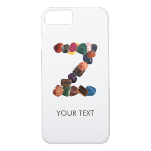 Coques Case-Mate iPhone Gemstone Initial Personnalisé "Z" (Dos)