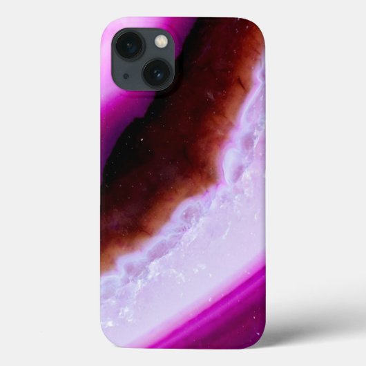 Coques Case-Mate iPhone Gemstone Series Purple Agate Avec Quartz (Verso)