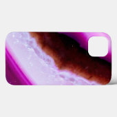 Coques Case-Mate iPhone Gemstone Series Purple Agate Avec Quartz (Verso (horizontal))
