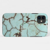 Coques Case-Mate iPhone Gemstone Series - Turquoise Cracked (Dos (Horizontal))