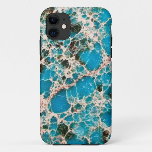 Coques Case-Mate iPhone Gemstone Series - Turquoise Mosaic Coque-Mate iPho (Dos)