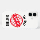 Coques Case-Mate iPhone Gen X "Bad Ideas, Good Times" (Verso (horizontal))