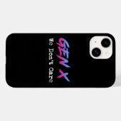 Coques Case-Mate iPhone Gen X - We Don't Care (Verso (horizontal))