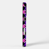 Coques Case-Mate iPhone Genderqueer pride / miroir noir fleur motif Ca (Verso / Droite)