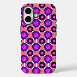 Coques iPhone 16 Genderqueerqueen orgueil / miroir rose fleur motif